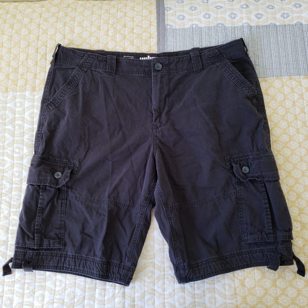 Urban Pipeline Men's Black Cargo Shorts